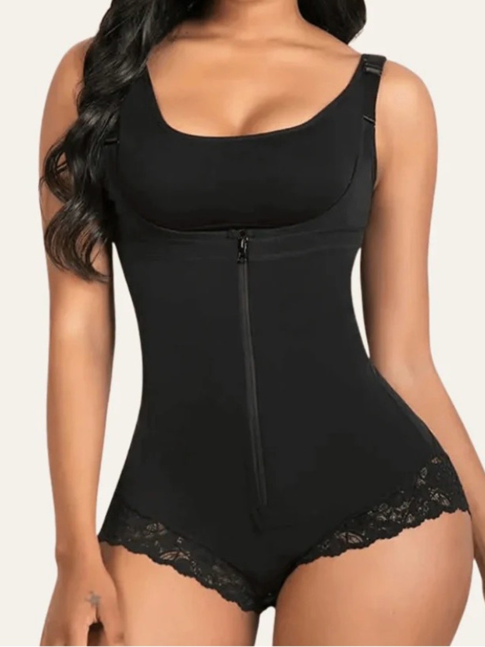 SHAPERX Colombian Firm Tummy Control Faja with Zip & Hooks